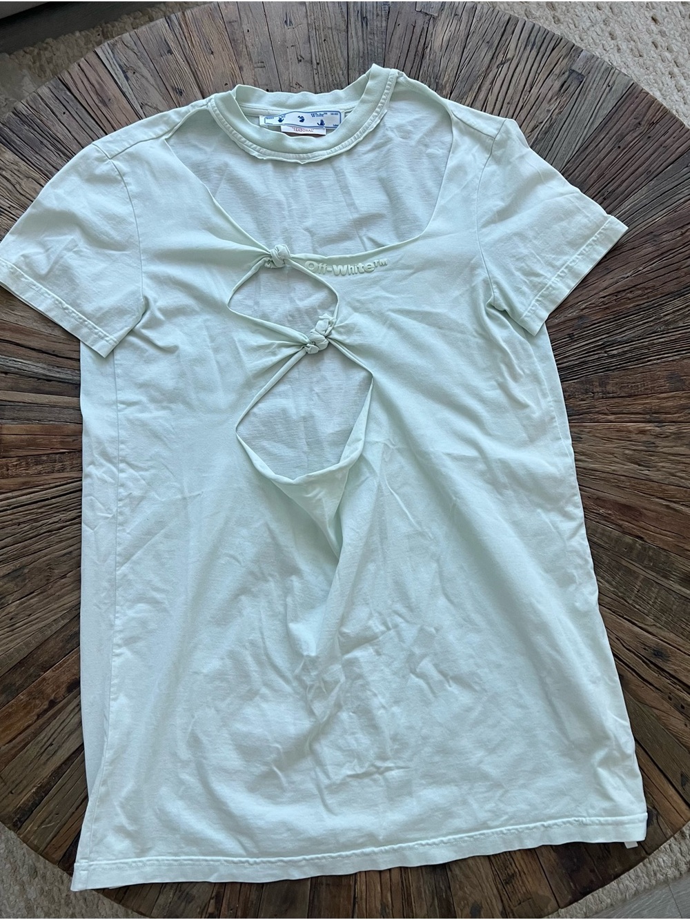 Authentic Off-White™ c/o Virgil Abloh Cut Out TeeSize XS New